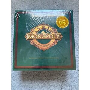 VTG Monopoly The Heirloom Edition 65th Anniversary 2000 Board Game New SEALED